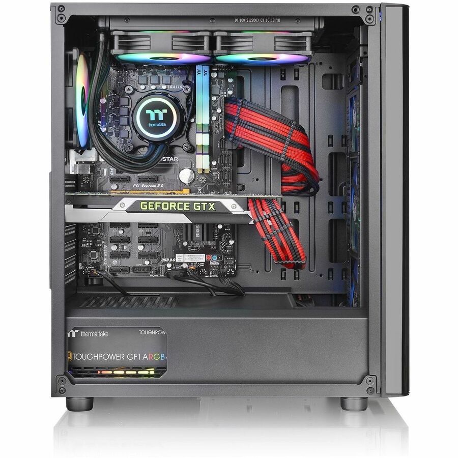 Thermaltake V250 TG ARGB Air CA-1Q5-00M1WN-03 Black Computer Case