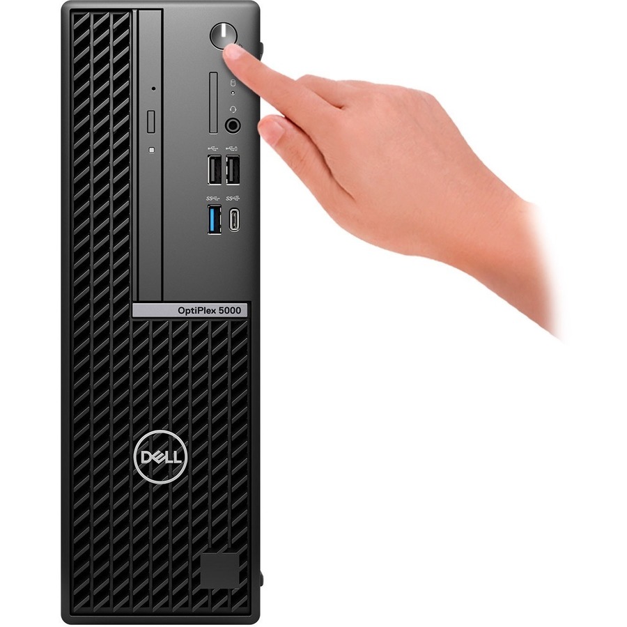 Dell OptiPlex 5000 Desktop Computer - Intel Core i7 12th Gen i7-12700 Dodeca-core (12 Core) 2.10 GHz - 16 GB RAM DDR4 SDRAM - 256 GB M.2 PCI Express NVMe 3.0 x4 SSD - Small Form Factor - Black