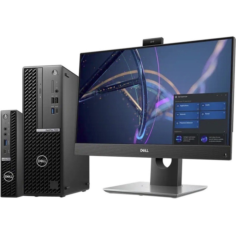 Dell OptiPlex 7000 Desktop Computer - Intel Core i5 12th Gen i5-12500 Hexa-core (6 Core) 3 GHz - 16 GB RAM DDR4 SDRAM - 512 GB M.2 PCI Express NVMe 3.0 x4 SSD - Small Form Factor - Black