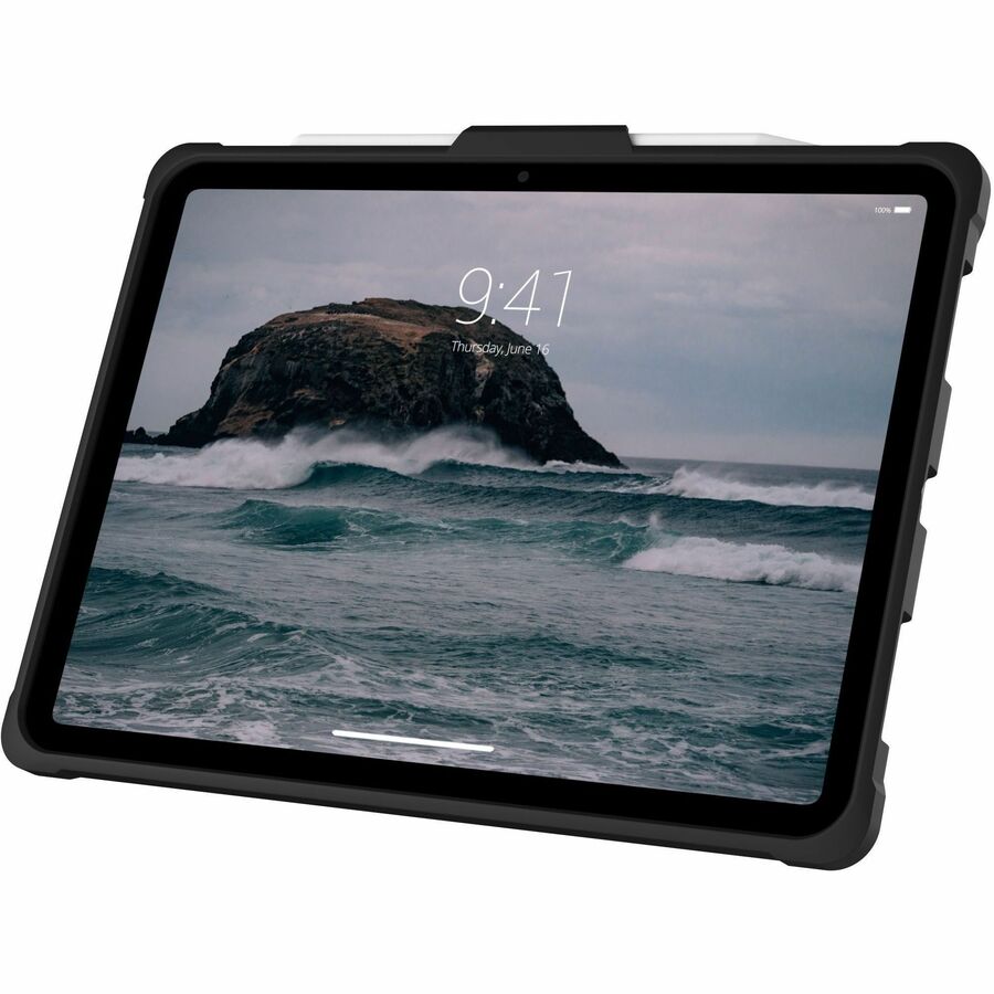 Urban Armor Gear Metropolis Carrying Case for 10.9" Apple iPad (11th Generation), iPad (10th Generation) Tablet, Stylus, Apple Pencil - Black