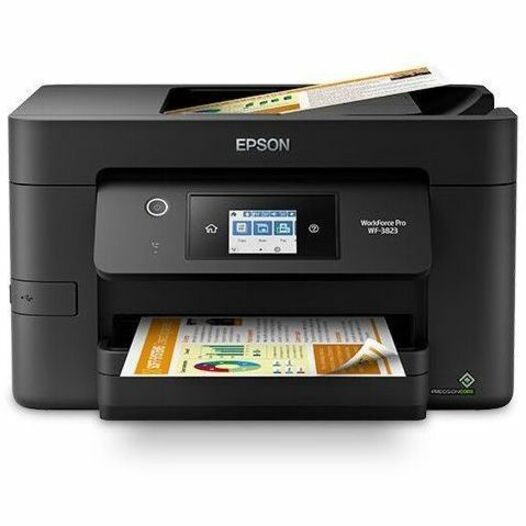 Epson WorkForce Pro WF-3823 color all-in-one printer with touchscreen and wireless connectivity — alternate view 7