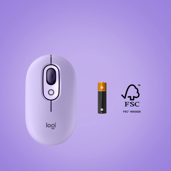 Logitech Wireless POP Mouse - Cosmos