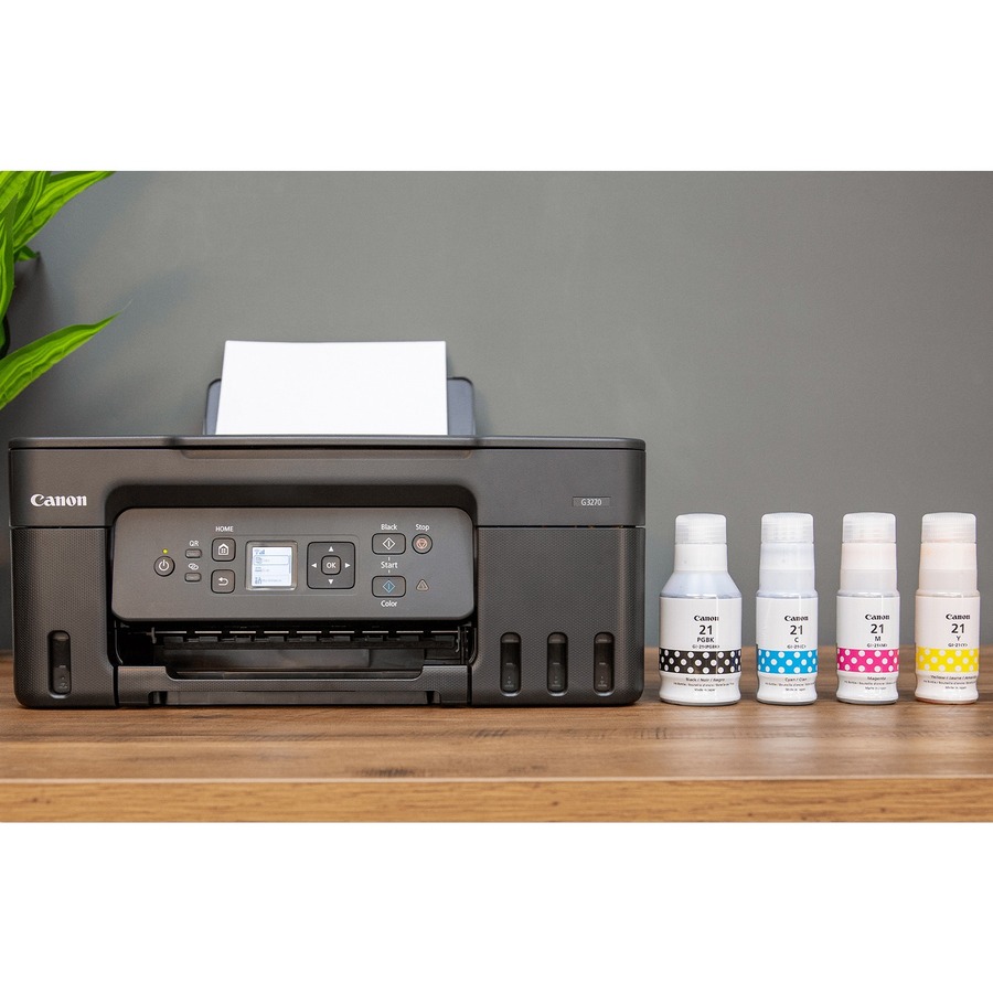 Canon PIXMA G3270 Wireless MegaTank Inkjet Multifunction Printer - Color - Black