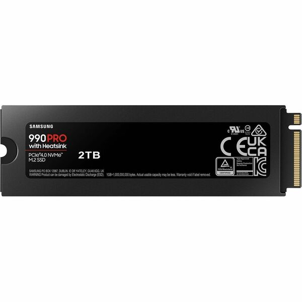 SAMSUNG 990 Pro  2TB with Heatsink M.2 NVMe PCIe 4.0  SSD