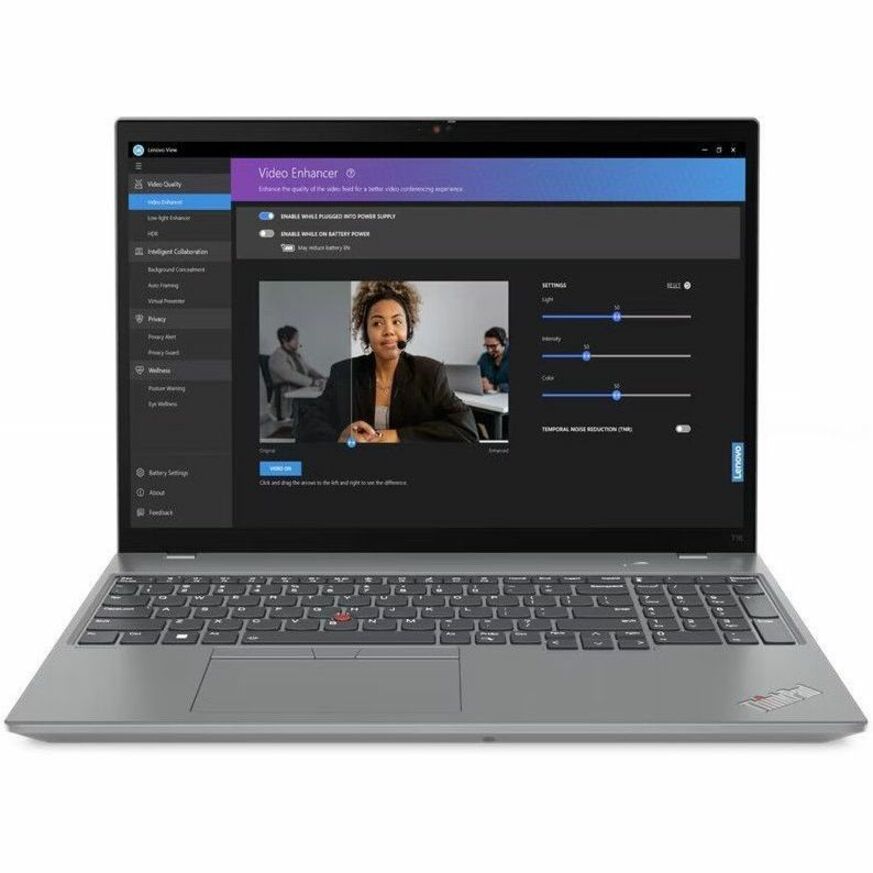 Lenovo ThinkPad T16 Gen 2 21HH001MUS 16" Touchscreen Notebook - WUXGA - Intel Core i7 13th Gen i7-1355U - 16 GB - 512 GB SSD - English Keyboard - Storm Gray