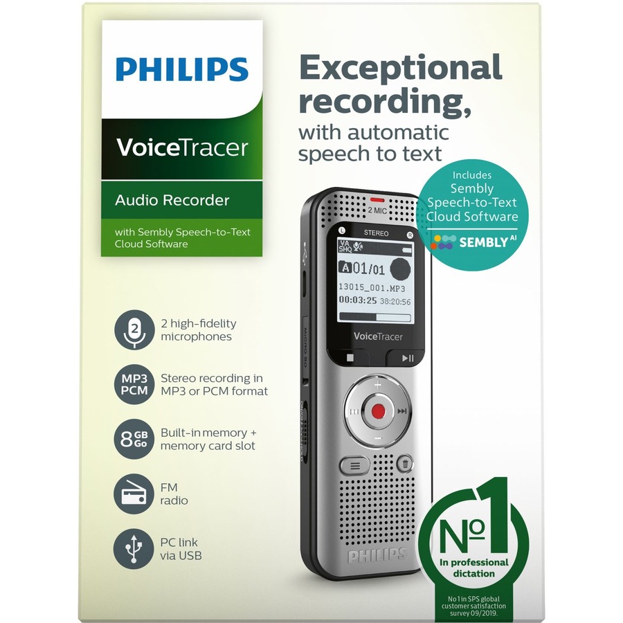 Enregistreur vocal DVT2015 - Philips