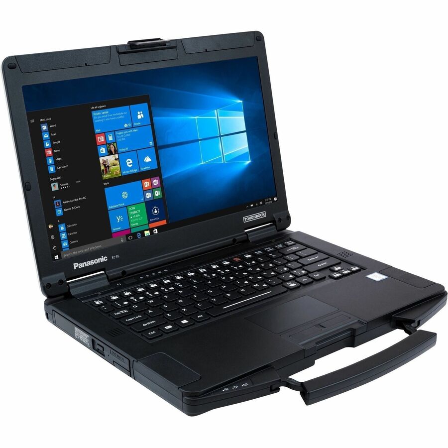 Panasonic TOUGHBOOK FZ-55 FZ-55FZ-4WAM 14" Touchscreen Semi-rugged Notebook - Full HD - 1920 x 1080 - Intel Core i5 11th Gen i5-1145G7 4.40 GHz - 16 GB Total RAM - 512 GB SSD