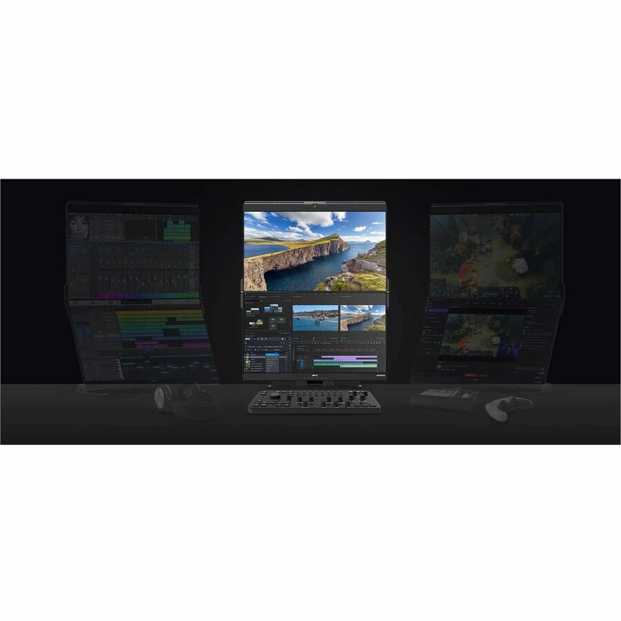 Mobile Pixels Geminos T 24" Dual-Stacked 1080p Monitors with Multi-Touch and Webcam