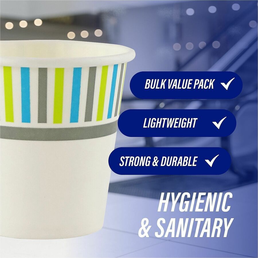 Genuine Joe 3 oz Cold Cups - 50 / Pack - 20 / Carton - White - Paper - Cold, Beverage