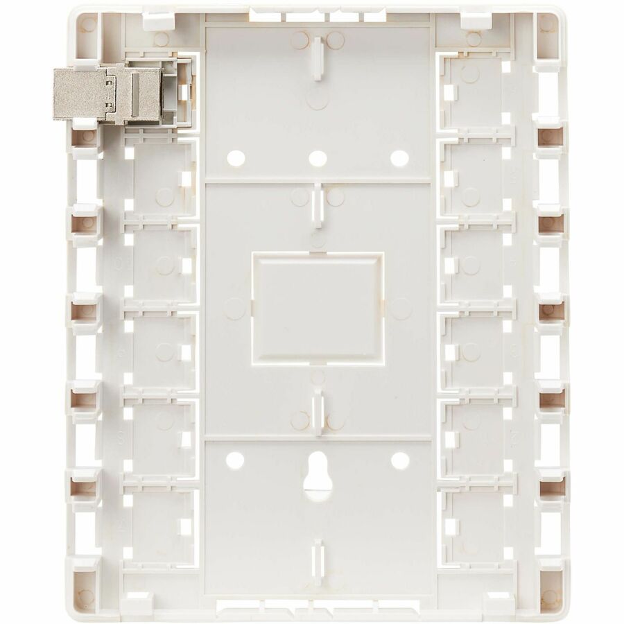 Eaton Tripp Lite Series Surface-Mount Box for Keystone Jacks - 12 Ports, White, TAA