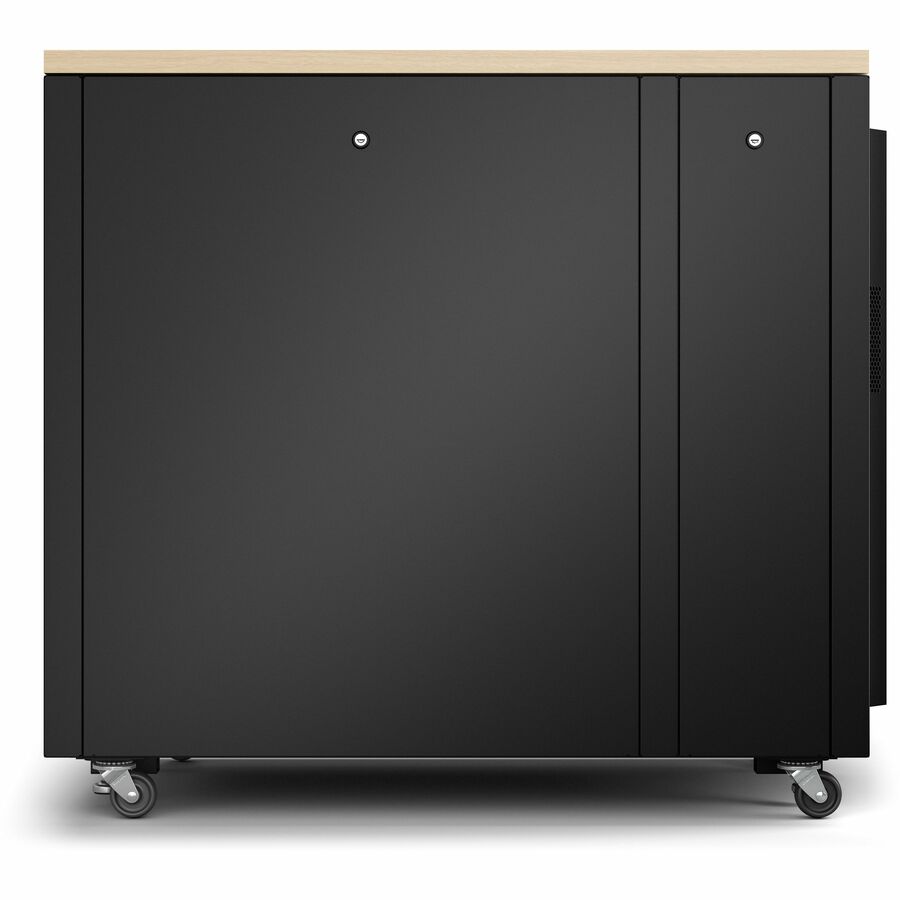 APC NetShelter Soundproof, 17U, Server Rack Enclosure, 120V, Maple [TAA]