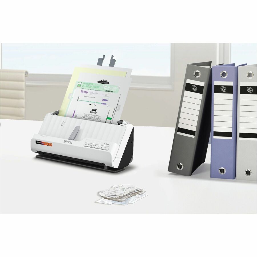 Epson RapidReceipt RR-400W Sheetfed Scanner - 600 dpi Optical
