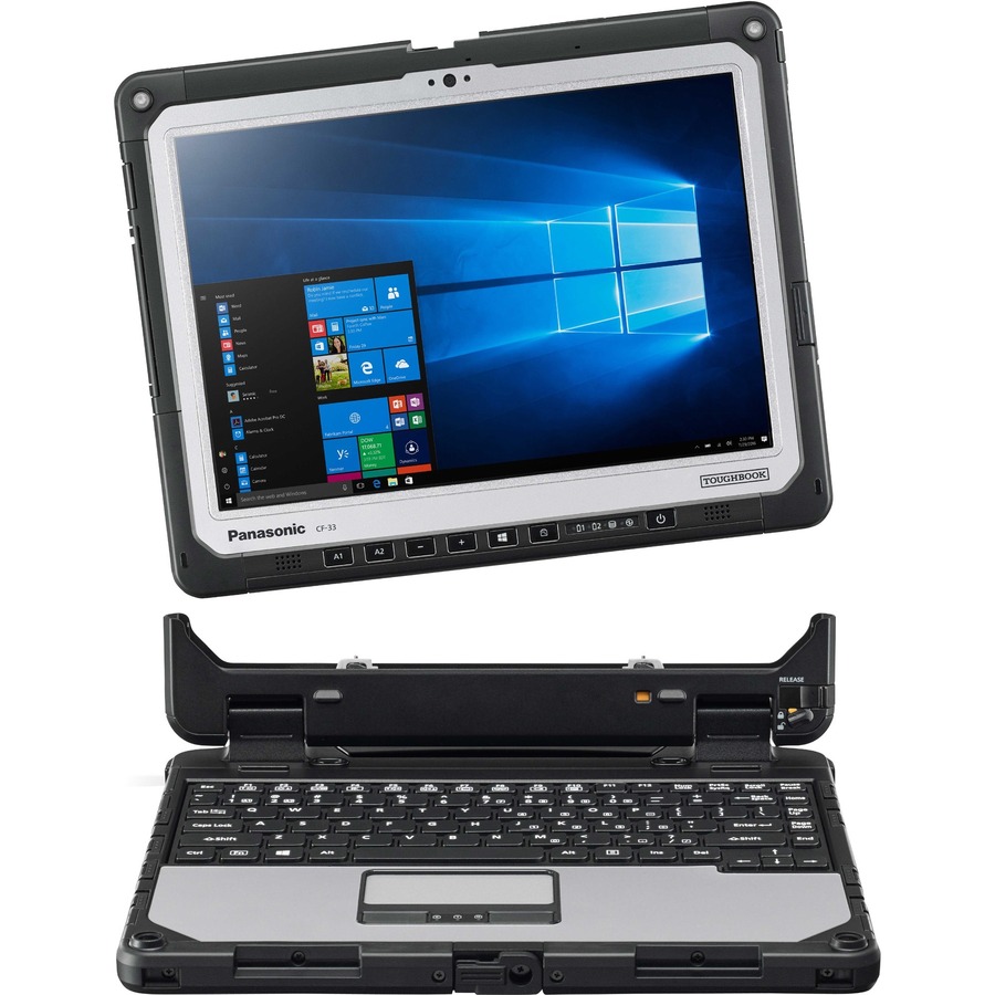Panasonic TOUGHBOOK CF-33 Rugged Tablet - 12" QHD - Core i5 12th Gen i5-1245U Deca-core (10 Core) 1.60 GHz - 16 GB RAM - 512 GB SSD - Windows 11 Pro - 4G