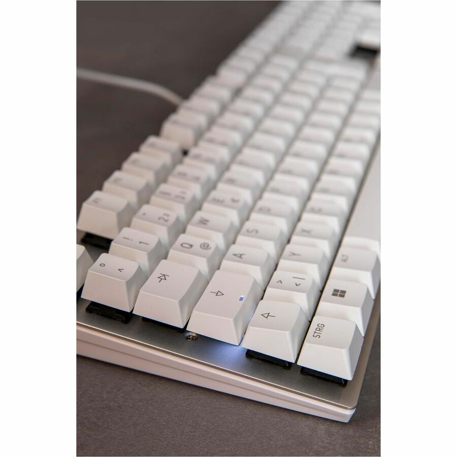 CHERRY KC 200 MX-Wired Keyboard - MX2A BROWN - Silver/White Housing