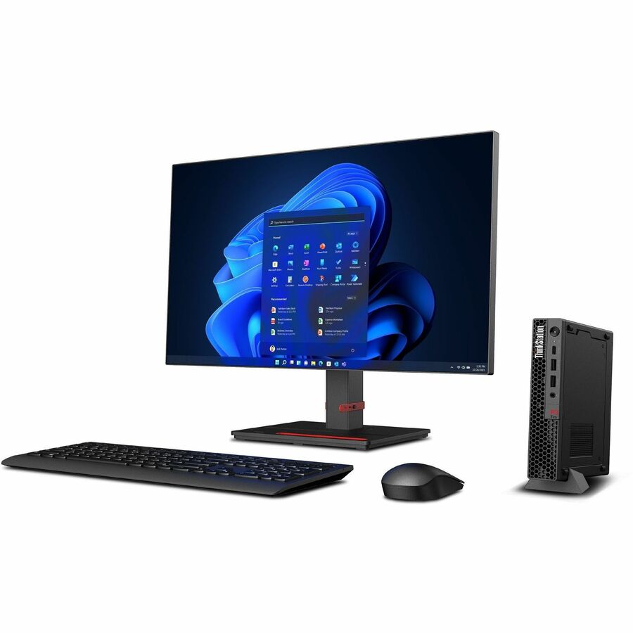 Lenovo ThinkStation P3 30H0004DUS Workstation - 1 Core i5 13th Gen i5-13500 - vPro Technology - 32 GB - 1 TB SSD - Tiny - Black