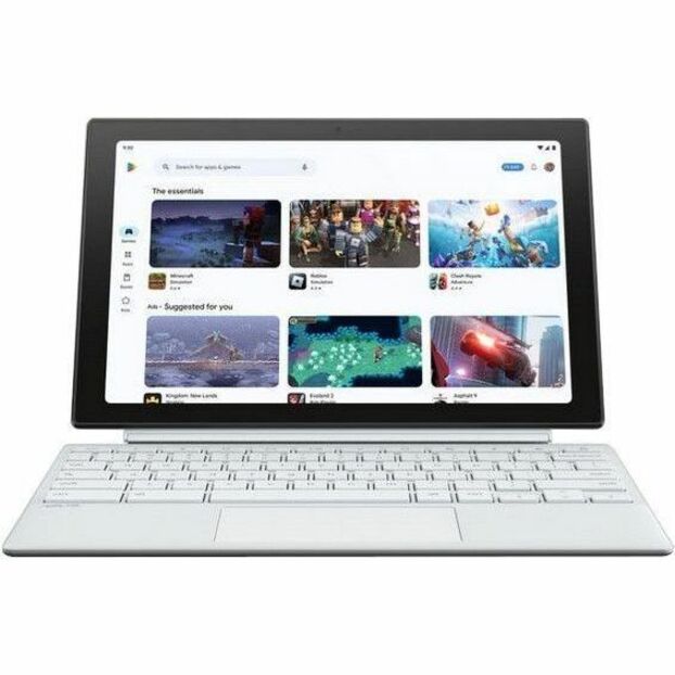 ASUS Chromebook Detachable in silver with 10.5-inch touch display — alternate view 7