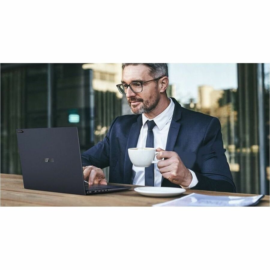 ASUS ExpertBook B9403CVA-XVE74 black 14-inch business laptop with WQXGA+ non-touch display — alternate view 7