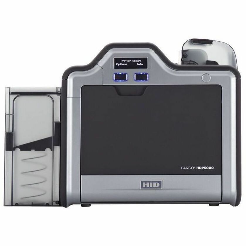 Fargo HDP5000 Single Sided Desktop, Healthcare, Government, Business, Academic Dye Sublimation/Thermal Transfer Printer - Color - Card Print - Ethernet - USB
