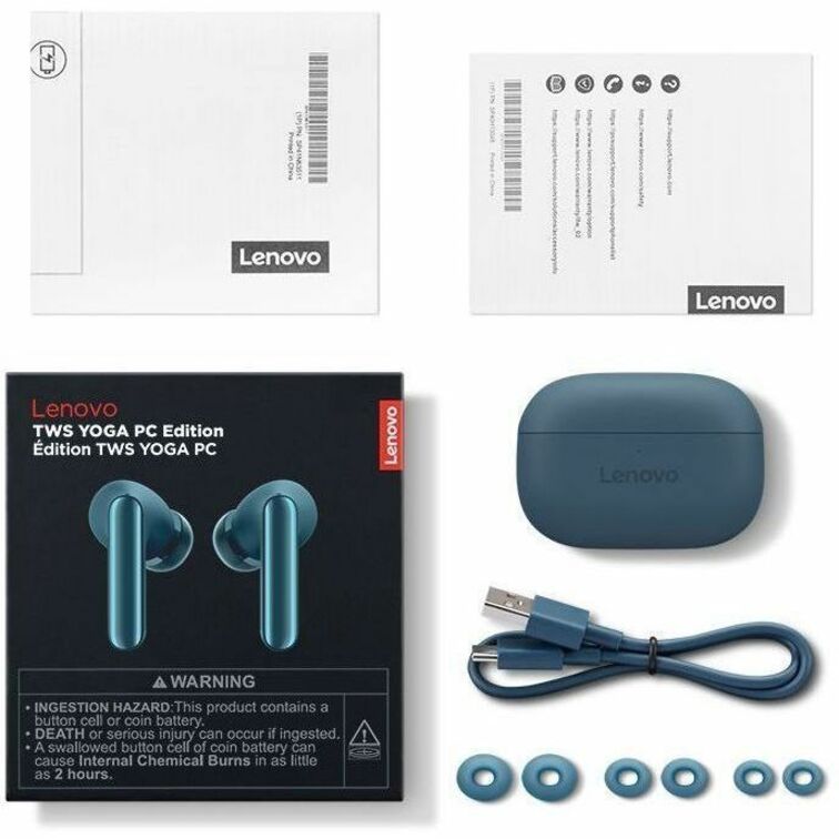 Lenovo TWS Earbuds YOGA PC Edition - Tidal Teal