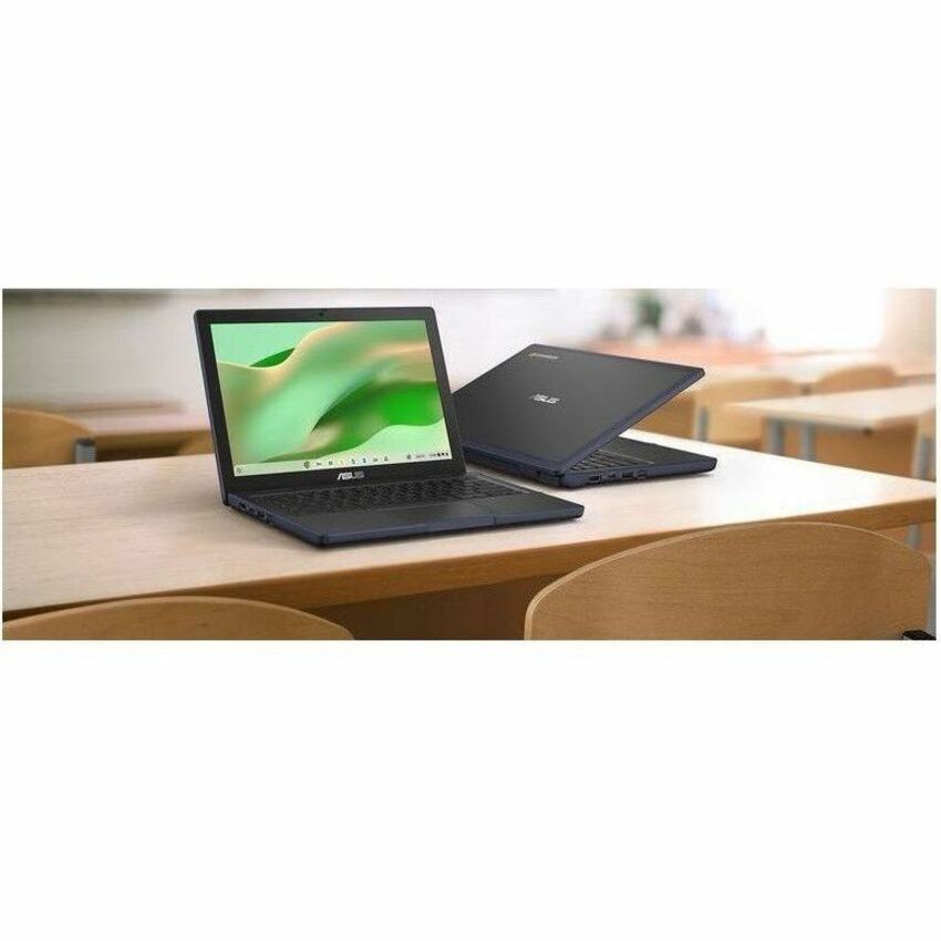 ASUS Chromebook CR1204CTA-YZ84 in grey with 12.2-inch WUXGA display, Intel N150, 8 GB memory, and 64 GB storage — alternate view 7