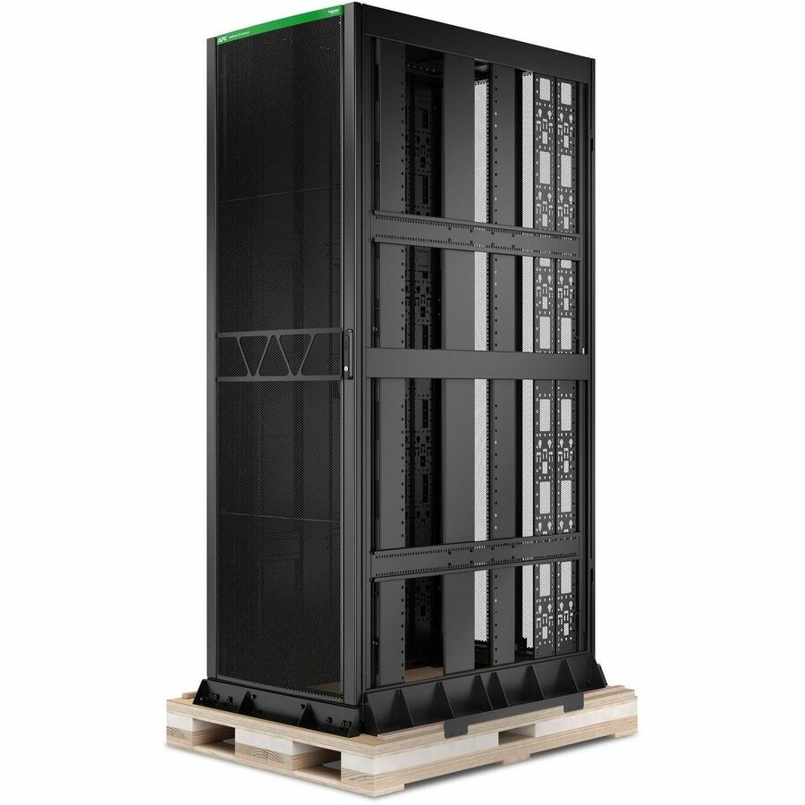 APC NetShelter SX Advanced Rack, High Strength, 52U, 2436H x 800W x 1295D mm, with Shock Package, Black [TAA]