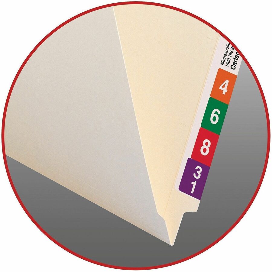 Smead Straight Tab Cut Legal Recycled Fastener Folder