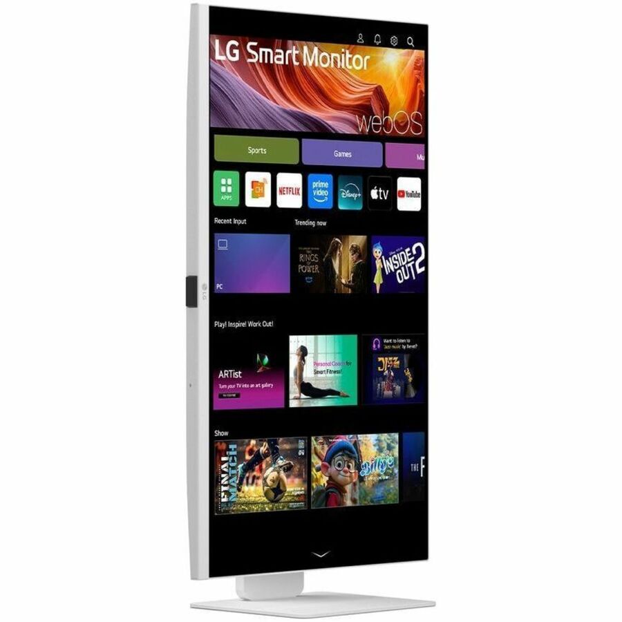 LG 32U830SA-W 31.5” 4K UHD IPS Smart Monitor with webOS, USB-C 65W