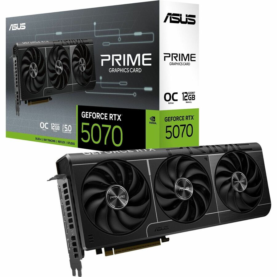 【保証有】【未使用開封済】ASUS GeForce RTX 5070 ASUS PRIME GeForce RTX 5070 OC 12GB 192-Bit GDDR7 PCI Express 5.0