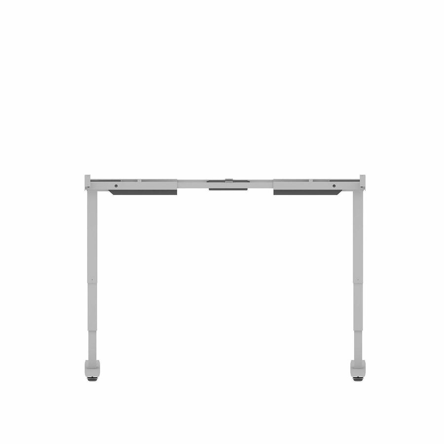 Lorell Sit-to-Stand Two-Tier Base - Silver Base - 2 Legs - 2 Tier(s) - 275 lb Capacity - Height Adjustable - 3-Stage - 45.10" Height - Workstation - Assembly Required - Steel Base Material - Steel Frame Material - 1 Each