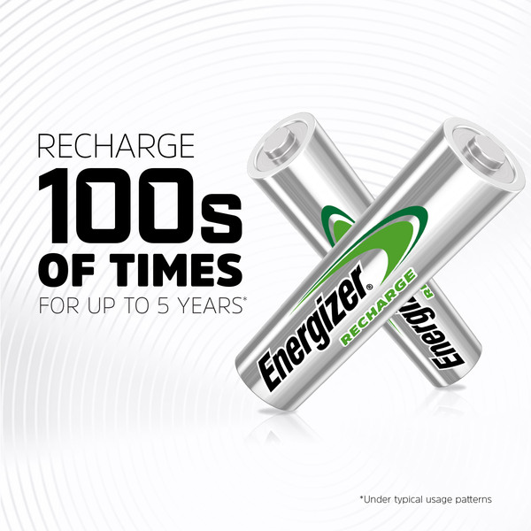 ENERGIZER AA 2300mAh NiMH Rechargeable Battery 4 Pack (NH15BP4)
