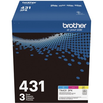 Brother TN4313PK Toner, 1,800 Page-Yield, Cyan/Magenta/Yellow