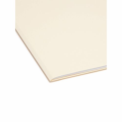 Smead SuperTab File Folders, 1/3 Cut Top Tab, Letter, Manila, 100