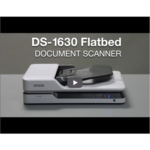 Epson WorkForce DS-1630 Flatbed Color Document Scanner, 1200 x