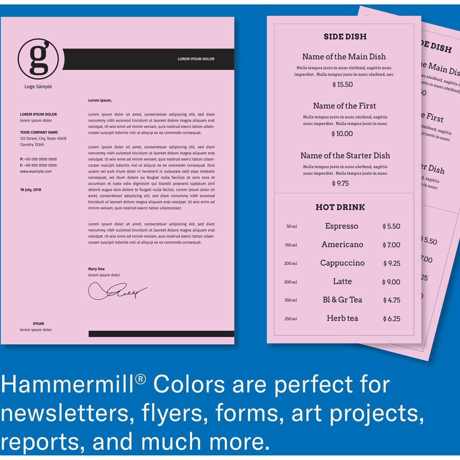 Hammermill Colors Recycled Copy Paper - Lilac - The Office Point