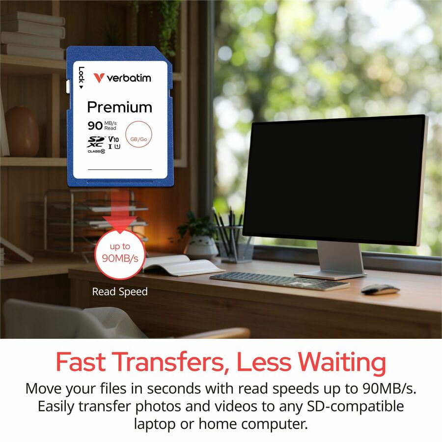 Verbatim - SDHC Premium 16 Go Classe 10/UHS-I (U1) - 1 chaque
