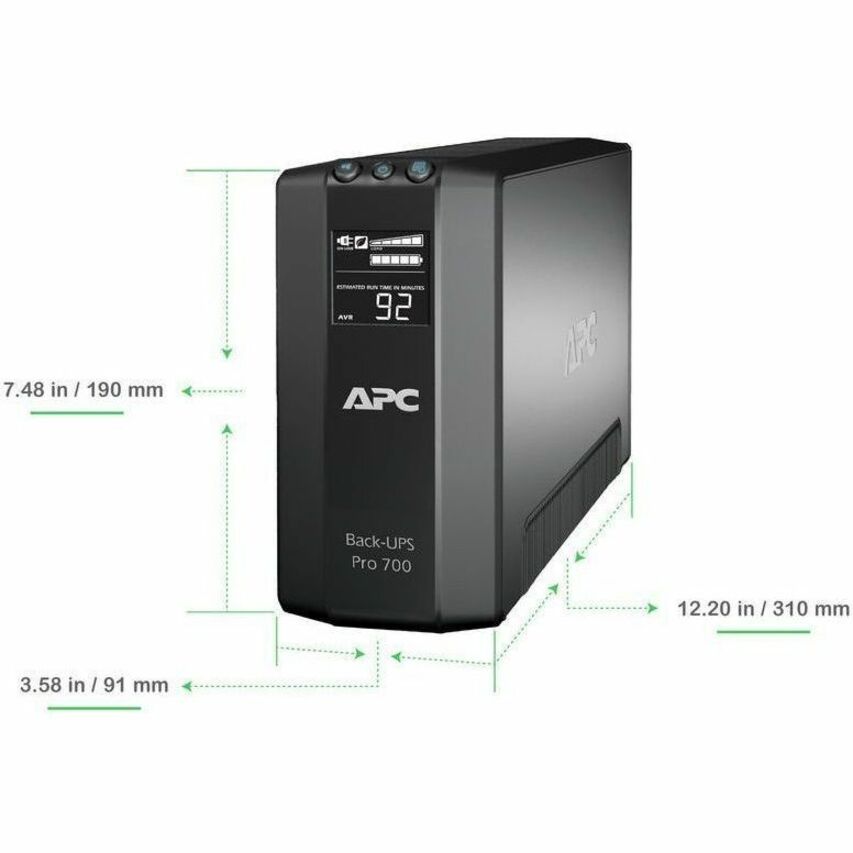 APC - Onduleur tour Back-UPS RS 700 VA