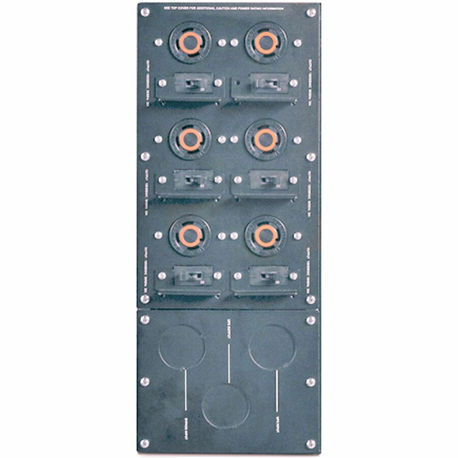APC Service Bypass Panel- 200/208/240V; 100A; MBB; Hardwire input; (6) L14-30R output