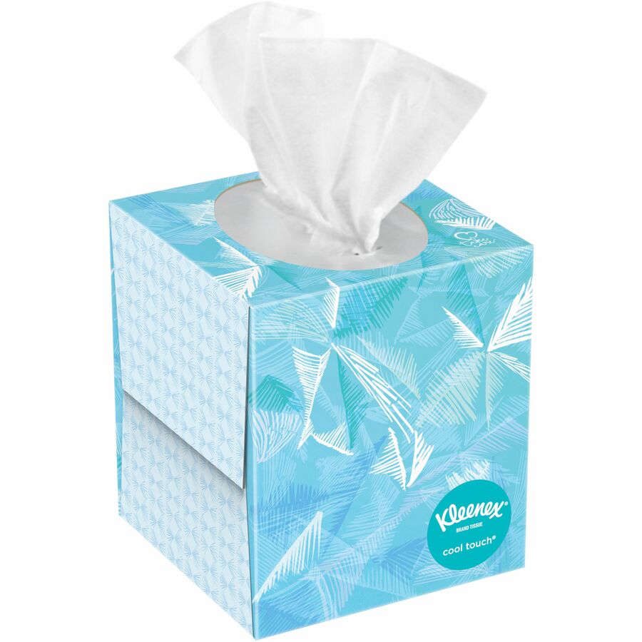 KCC29388CT : Scott® Kleenex Cool Touch Facial Tissue - 3 Ply - White ...