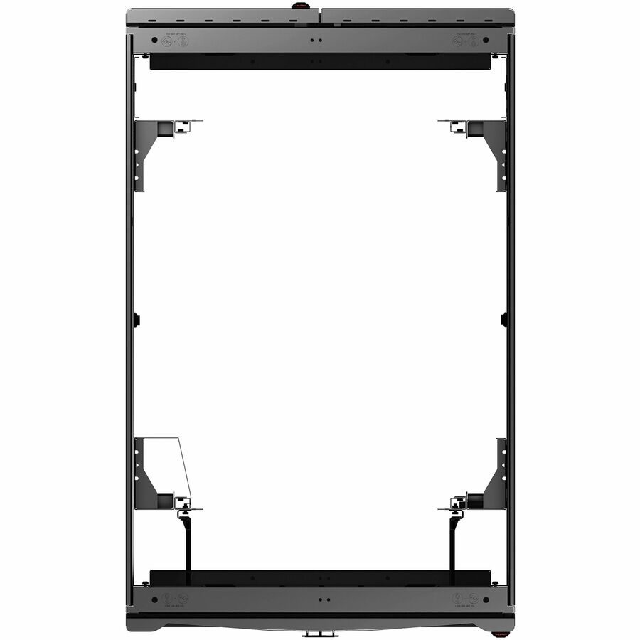 APC NetShelter SX, Networking Rack Enclosure, 42U, Black, 1991H x 750W x 1070D mm with Casters, Feet, Vertical Cable Managers, Side Panels [TAA]
