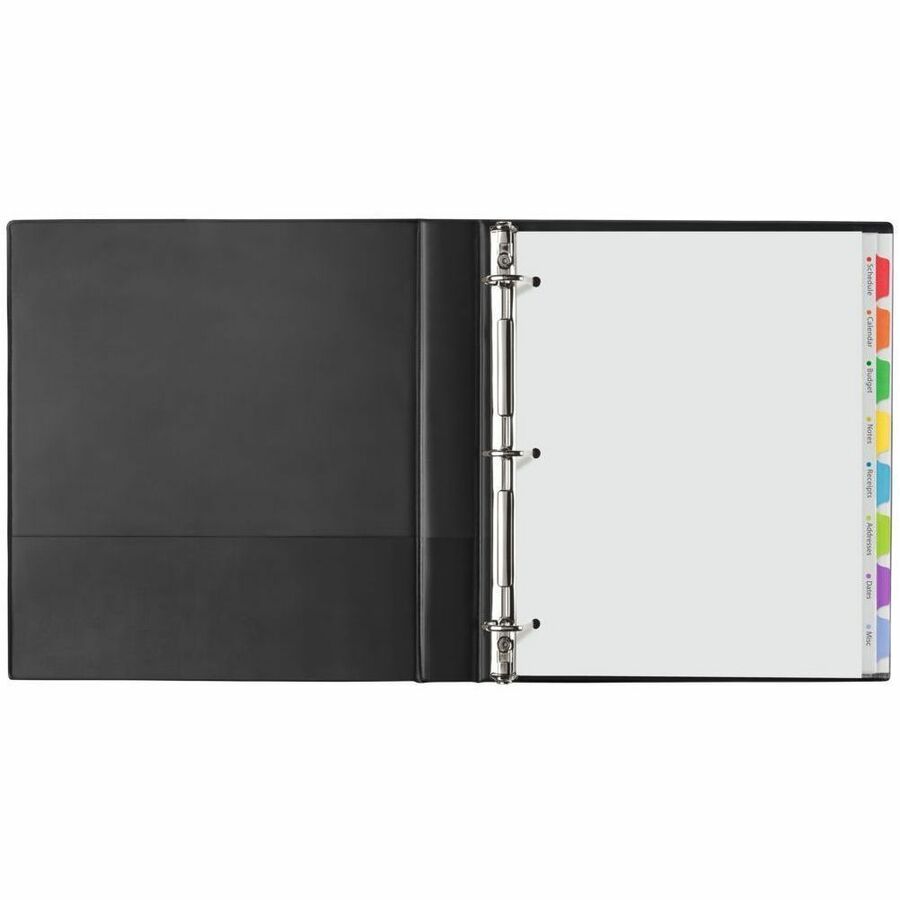Avery&reg; Clear Easy View Durable Plastic Dividers 8 tabs, 1 set