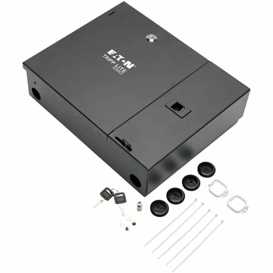 Eaton Tripp Lite Series Wall-Mount Fiber Optic Distribution Enclosure, 4-Panel Capacity