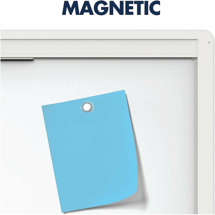 Quartet Motion Dual-Track Mobile Magnetic Dry-Erase Easel - 40" (3.3 ft) Width x 68" (5.7 ft) Height - White Painted Steel Surface - White Aluminum, Aluminum Frame - Rectangle - Horizontal - Magnetic - Assembly Required - 1 Each