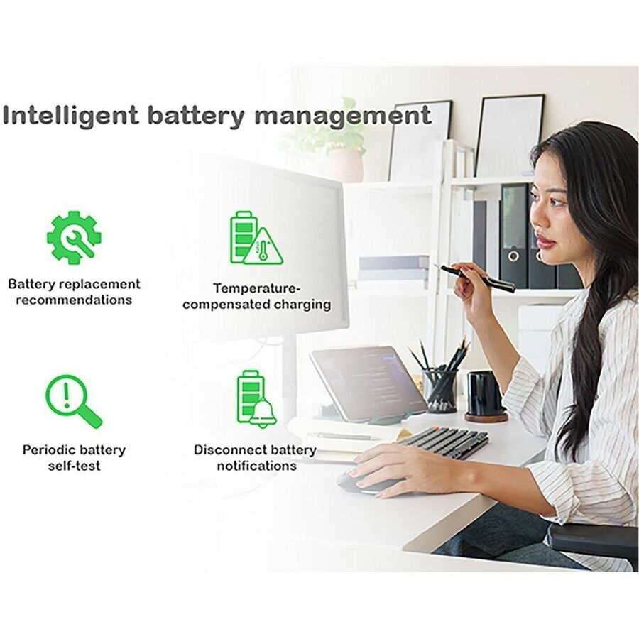 APC Smart-UPS C, Line Interactive, 1000VA, Tower, 120V, 8x NEMA 5-15R outlets, SmartConnect port, USB and Serial communication, AVR, Graphic LCD