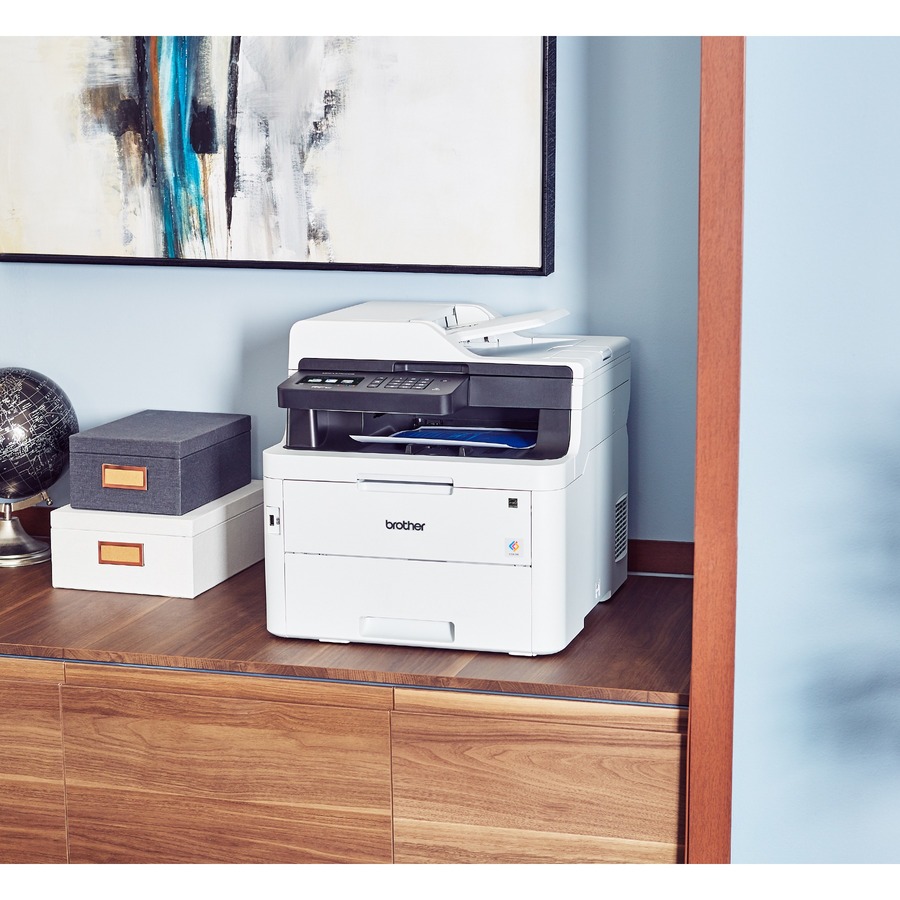 Compact Digital Color All-in-One Printer with 3.7” Color Touchscreen,  Wireless and Duplex Printing and Scanning