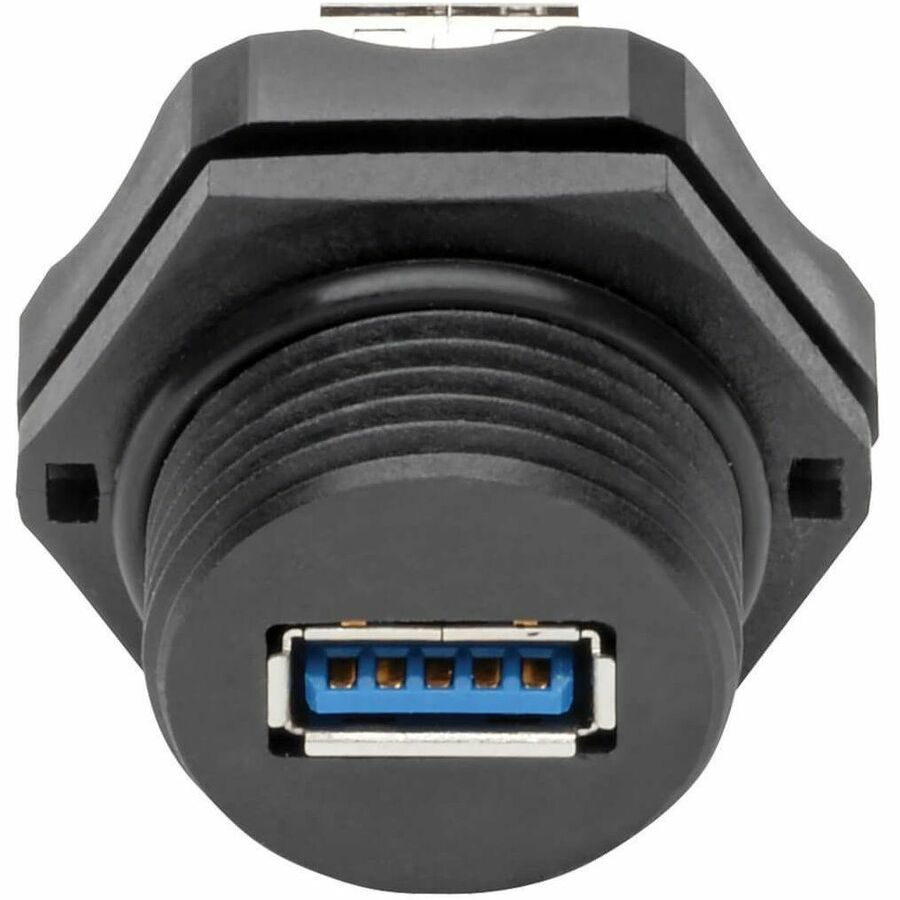 Tripp Lite by Eaton USB 3.0 Coupler SuperSpeed 3.0/3.1 Industrial - USB-A F/F Shielded IP68 Dust Cap TAA