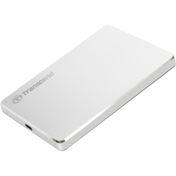 Transcend StoreJet 25C3S 1 TB Portable Hard Drive - 2.5" External - USB 3.1 Type C