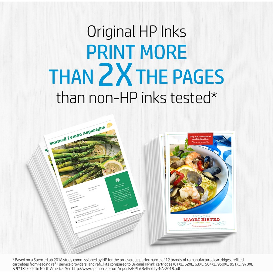 HP 962XL Original High Yield Inkjet Ink Cartridge - Cyan - 1 Each - 1600