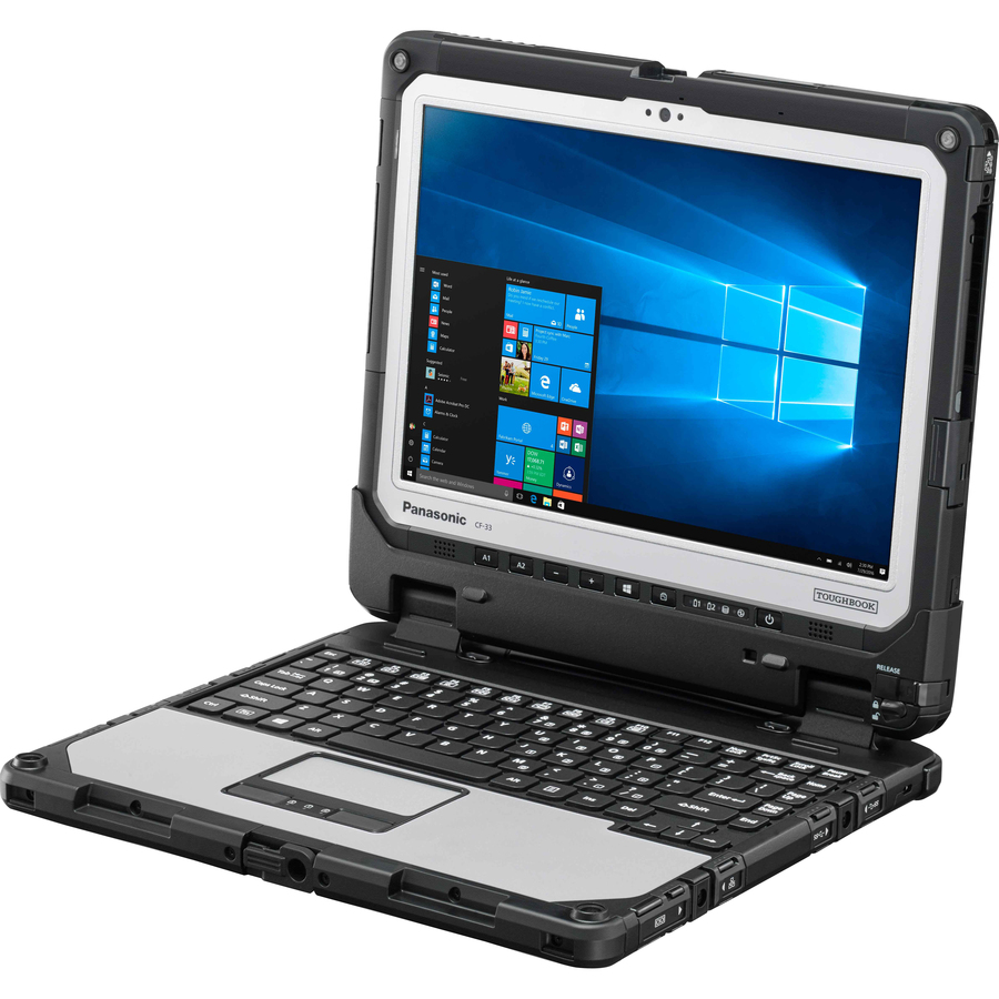 Panasonic Toughbook CF-33 CF-33LE-31VM Tablet - 12" - Core i5 7th Gen i5-7300U 2.60 GHz - 8 GB RAM - 256 GB SSD - Windows 10 Pro - 4G