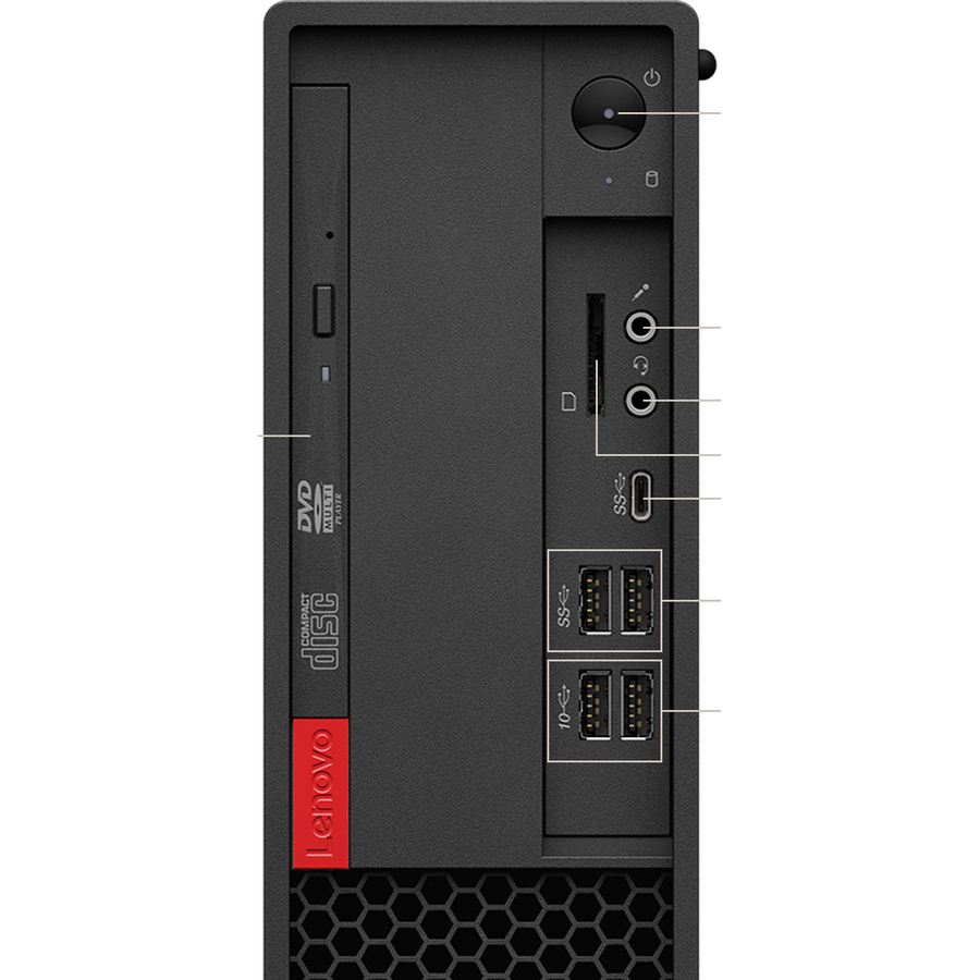 Lenovo ThinkStation P330 30D10015US Workstation - 1 x Intel Core i9 Octa-core (8 Core) i9-9900 9th Gen 3.10 GHz - 32 GB DDR4 SDRAM RAM - 512 GB SSD - Small Form Factor - Raven Black