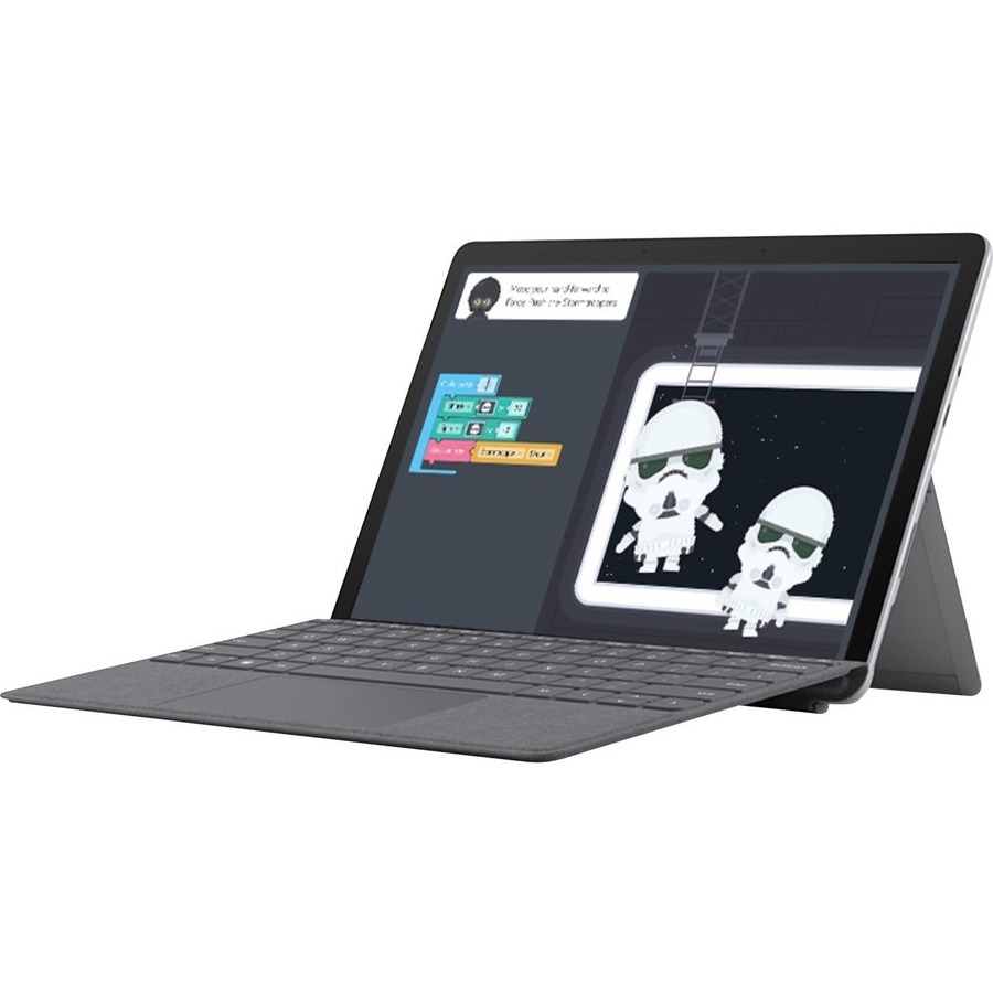 Microsoft Surface Go 2 Tablet - 10.5" - Core M 8th Gen m3-8100Y 1.10 GHz - 8 GB RAM - 256 GB SSD - Windows 10 Pro - 4G - Silver